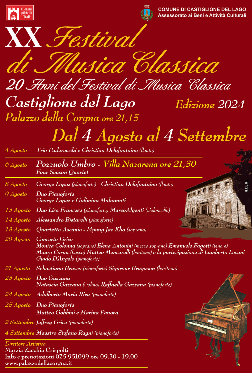 Ventesima edizione del Festival di Musica Classica